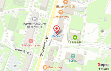 Мясная лавка, ИП Марусев А.Н. на Шоссейной улице на карте
