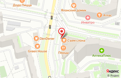 Гастроном Красный Яр в Свердловском районе на карте