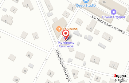 Гостиничный комплекс Смирнов на Красноармейской улице, 7 в Пушкино на карте
