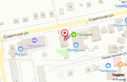 Медицинская лаборатория Гемотест на Советской на карте