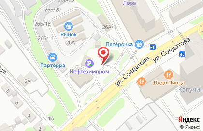 АЗС Нефтехимпром на Уфимской улице на карте