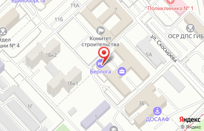 Хостел Берлога в Волгограде на карте