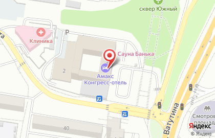 Гостинично-развлекательный комплекс Amaks в Белгороде на карте