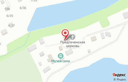 Храм Рождества Иоанна Предтечи в Новорождественно на карте