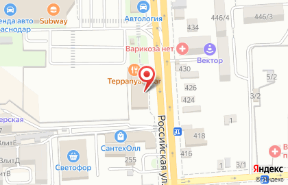 Зоомагазин Барсик на Российской улице на карте