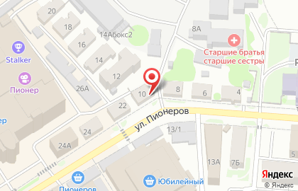 Мясная лавка Барнаульский пищевик в Октябрьском районе на карте