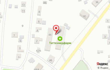 Аптека Таттехмедфарм на улице Чехова на карте