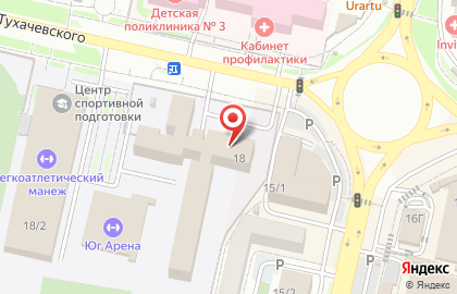 Межведомственный центр спортивной подготовки на карте