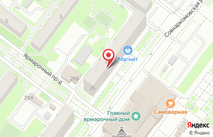 Справедливость на Совнаркомовской улице на карте