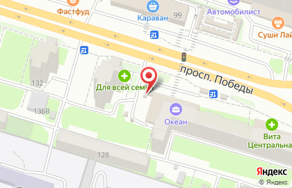 Сеть офисов обслуживания Билайн в Октябрьском районе на карте