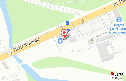 База строительных материалов Строймаг в Железнодорожном районе на карте