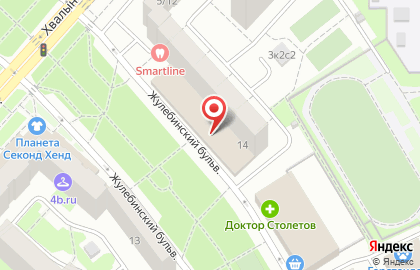 Карамель на Жулебинском бульваре на карте