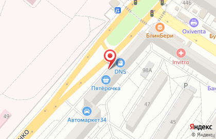 Магазин в Волгограде на карте