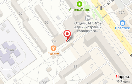 Магазин молочной продукции на улице Мира на карте