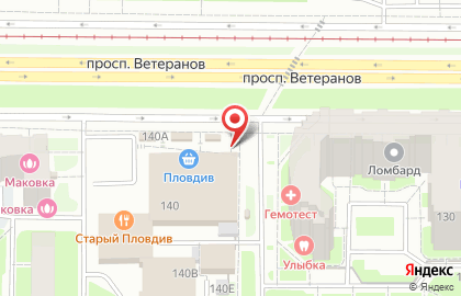 Кафе-пекарня Тили-тесто в Красносельском районе на карте