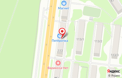 Супермаркет Пятёрочка в Заельцовском районе на карте