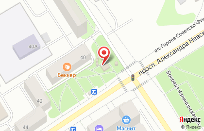 Киоск по продаже фруктов и овощей в Петрозаводске на карте