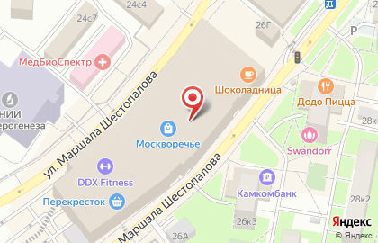 Фитнес-клуб DDX Fitness на Каширском шоссе, 26 на карте