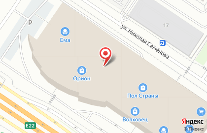 Точка продаж напольных покрытий Tarkett на улице Федюнинского, 43 на карте