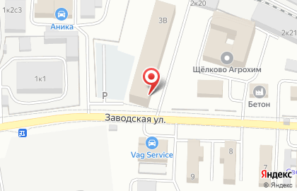 Транспортно-эвакуационная компания на Заводской улице на карте