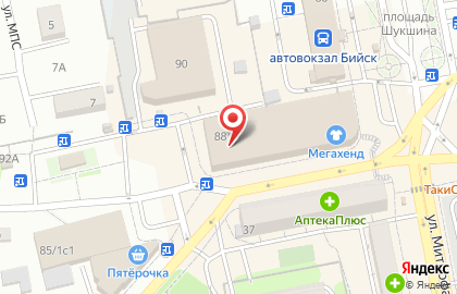 Магазин одежды и обуви для всей семьи ФэмилиФест в Барнауле на карте