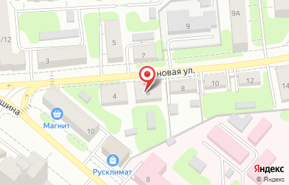 Интетекс на Сосновой улице на карте