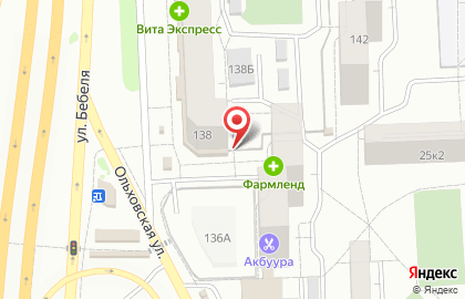Аптека Живика на улице Бебеля на карте