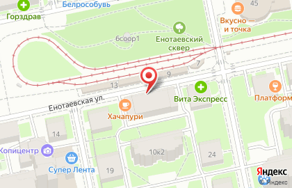Салон ортопедических товаров и товаров для здоровья Кладовая здоровья на Енотаевской улице на карте