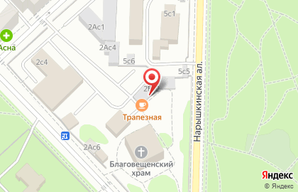 Трапезная в Москве на карте