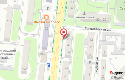 Сеть торгово-выставочных салонов БЗМК на улице Горького на карте