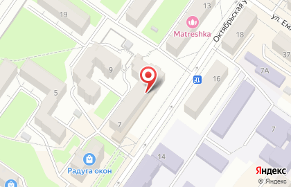 Брянскоблтехинвентаризация, ГУП на Октябрьской улице на карте