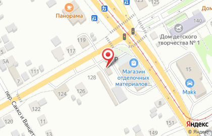 Магазин строительных материалов Амбаръ на улице Максима Горького на карте