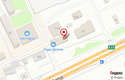 Торговая компания LADA Dеталь на улице Мира на карте