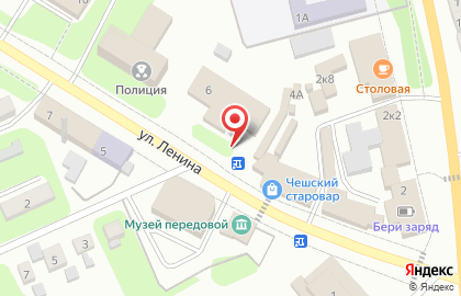 Киоск по продаже печатной продукции Роспечать на улице Ленина на карте