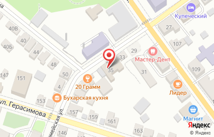 Отдел военного комиссариата Тамбовской области по г. Мичуринску на карте