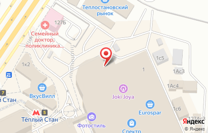 Магазин спортивных товаров Sport Point на Новоясеневском проспекте на карте
