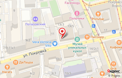 Храм Троицы Живоначальной в Москве на карте