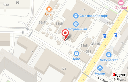 Продуктовый магазин в Омске на карте