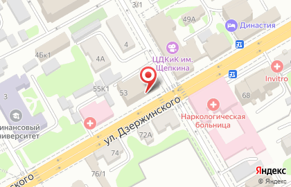 Успех на улице Дзержинского на карте
