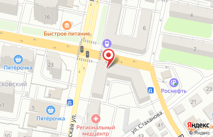 Ветеринарная аптека ЗооВетСнаб на Московской улице на карте