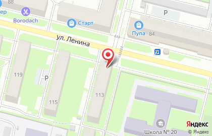 Салон цветов на улице Ленина на карте