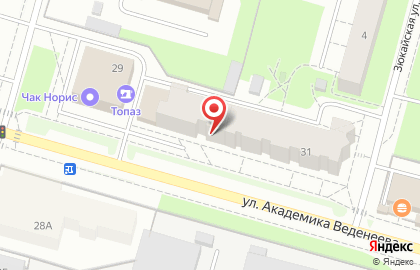 Агентство недвижимости АКТИВ-Недвижимость на улице Академика Веденеева на карте