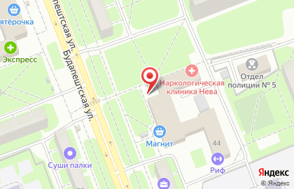 Ателье по ремонту одежды на Будапештской улице на карте