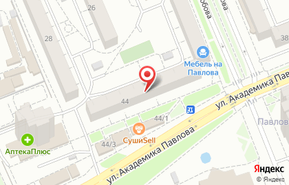 Стоматологическая клиника Улыбка Тари на улице Академика Павлова на карте