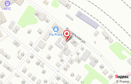 Кафе Светлана, супермаркет на Вокзальной улице на карте