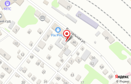 Кафе Светлана, супермаркет на Вокзальной улице на карте