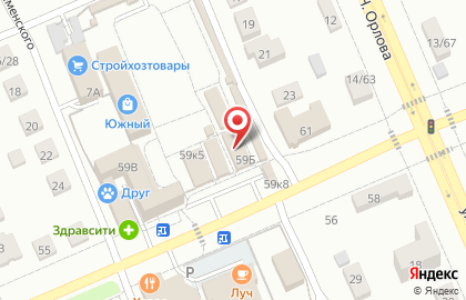 Магазин по продаже кондитерских изделий на улице Ашмарина на карте
