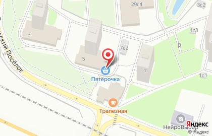 Супермаркет Пятёрочка на метро Римская на карте