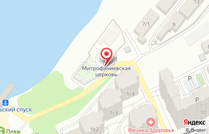 Храм в честь Святителя Митрофана епископа Воронежского на карте