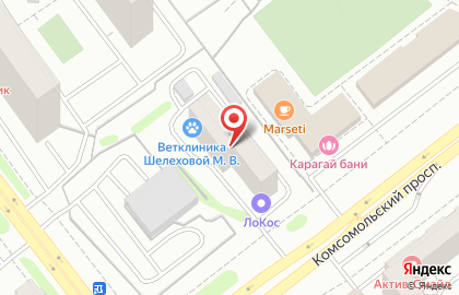 Агенство недвижимости Dan-Invest на Комсомольском проспекте на карте